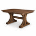 Amish Venus Double Pedestal Table - Contemporary Amish Double Pedestal Table - 42" x 72" w/ 4-12" Leaves