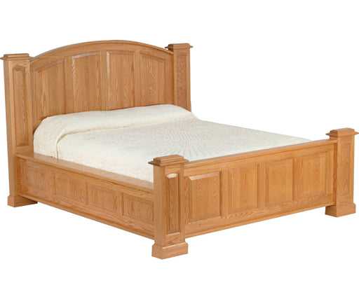 Amish Viceroy bed On Oak with MX Stain Traditional Style