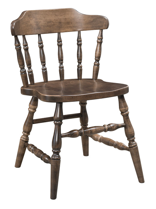 Victoria Chair Victorian Style Dining Chair Amish Made Front Facing