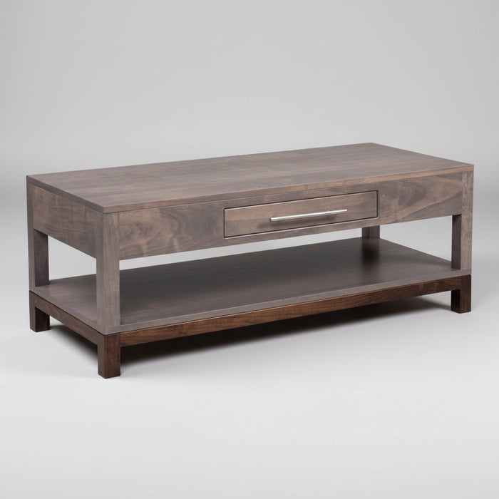 Amish Vienna Coffee Table Modern Contemporary 2-Toned Maple