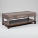 Amish Vienna Coffee Table Modern Contemporary 2-Toned Maple