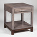 Amish Vienna End Table Modern Contemporary 2-Toned Maple