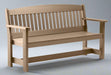 Levi Leisure 5 Foot Garden Bench Single Seat Amish Poly 5 Foot Garden Bench Front Facing