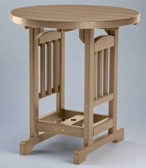 Levi Leisure 33" Round Counter Table Amish Poly 33" Counter Table Front Facing