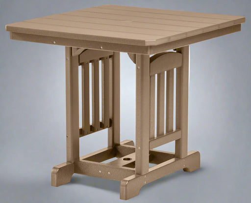 Levi Leisure 33" Square Table Amish Poly 33" Square Dining Table Front Facing