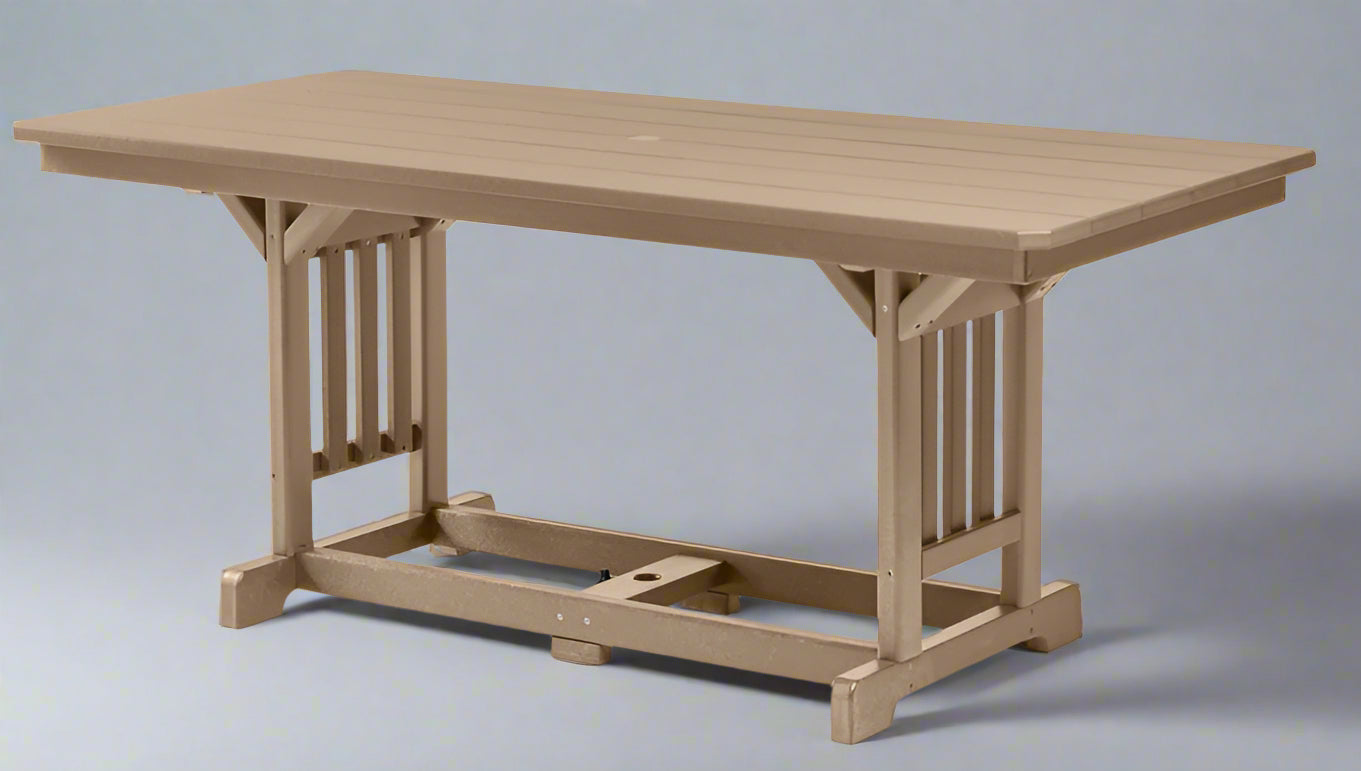 Levi Leisure 33" x 72" Dining Table Amish Poly 33" x 72" Table Front Facing