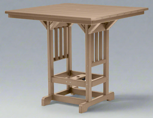 Levi Leisure 44" Square Counter Table Amish Poly 44" Square Counter Table Front Facing