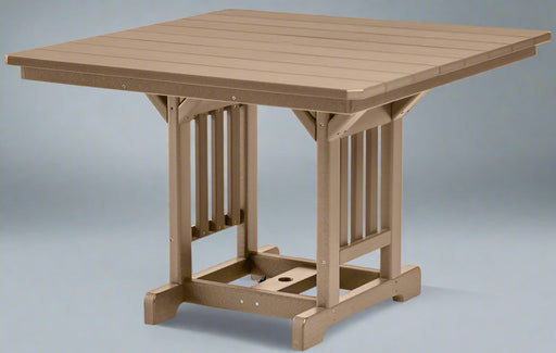 Levi Leisure 44" Square Table Amish Poly 44" Square Dining Table Front Facing