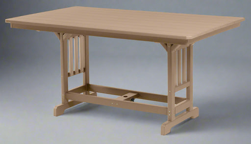 Levi Leisure 44" x 72" Counter Table Amish Poly 44" x 72" Counter Table Front Facing