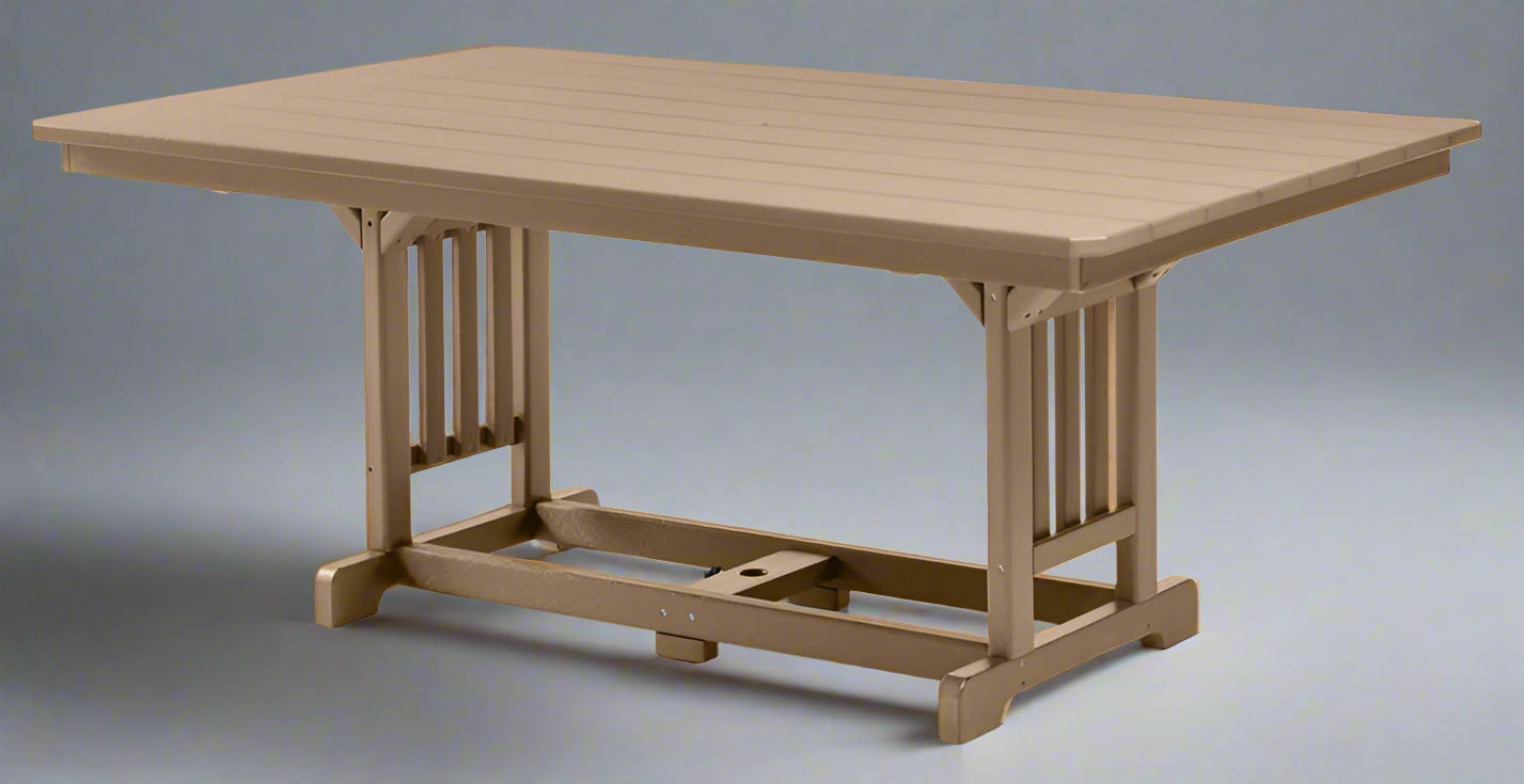 Levi Leisure 44" x 72" Table Amish Poly 44" x 72" Table Front Facing