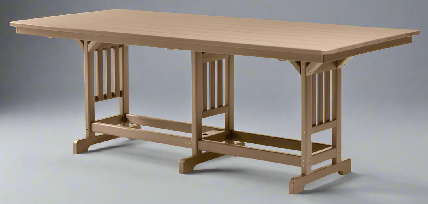 Levi Leisure 44" x 96" Counter Table Amish Poly 44" x 96" Counter Table Front Facing