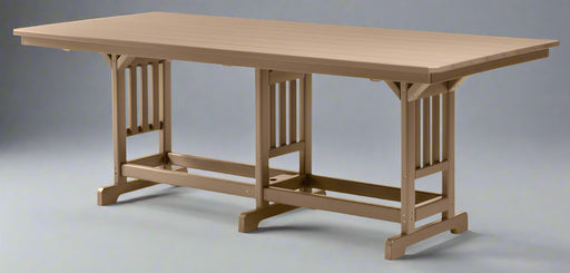 Levi Leisure 44" x 96" Counter Table Amish Poly 44" x 96" Counter Table Front Facing