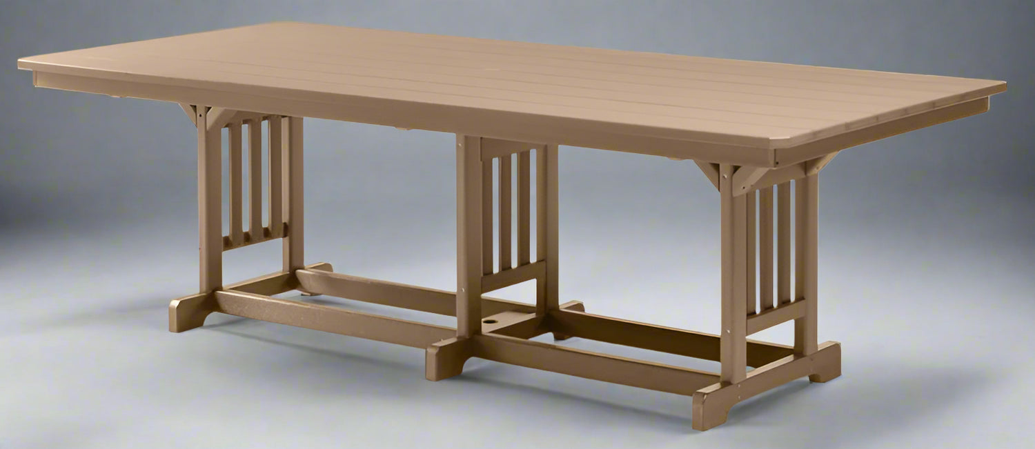 Levi Leisure 44" x 96" Table Amish Poly 44" x 96" Dining Table Front Facing