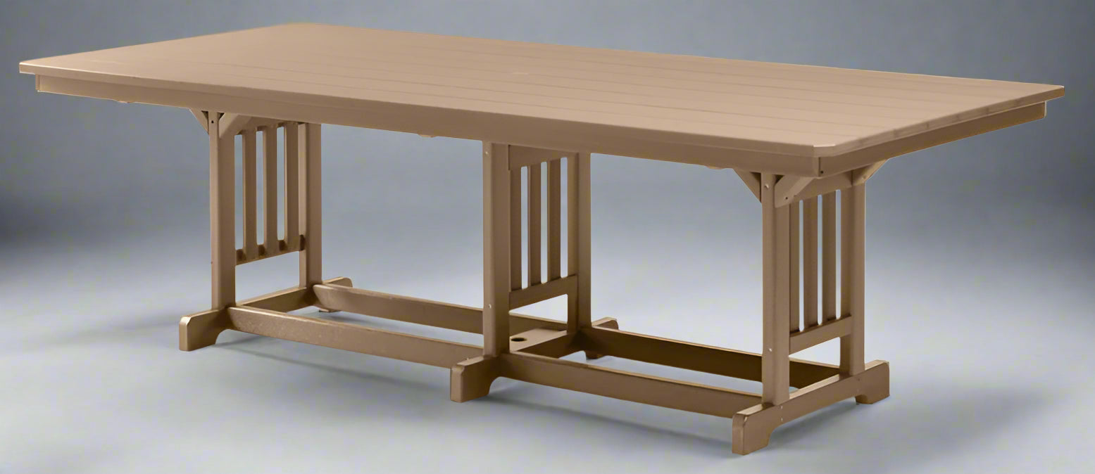 Levi Leisure 44" x 96" Table Amish Poly 44" x 96" Dining Table Front Facing