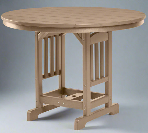 Levi Leisure 48" Round Counter Table Amish Poly 48" Counter Table Front Facing