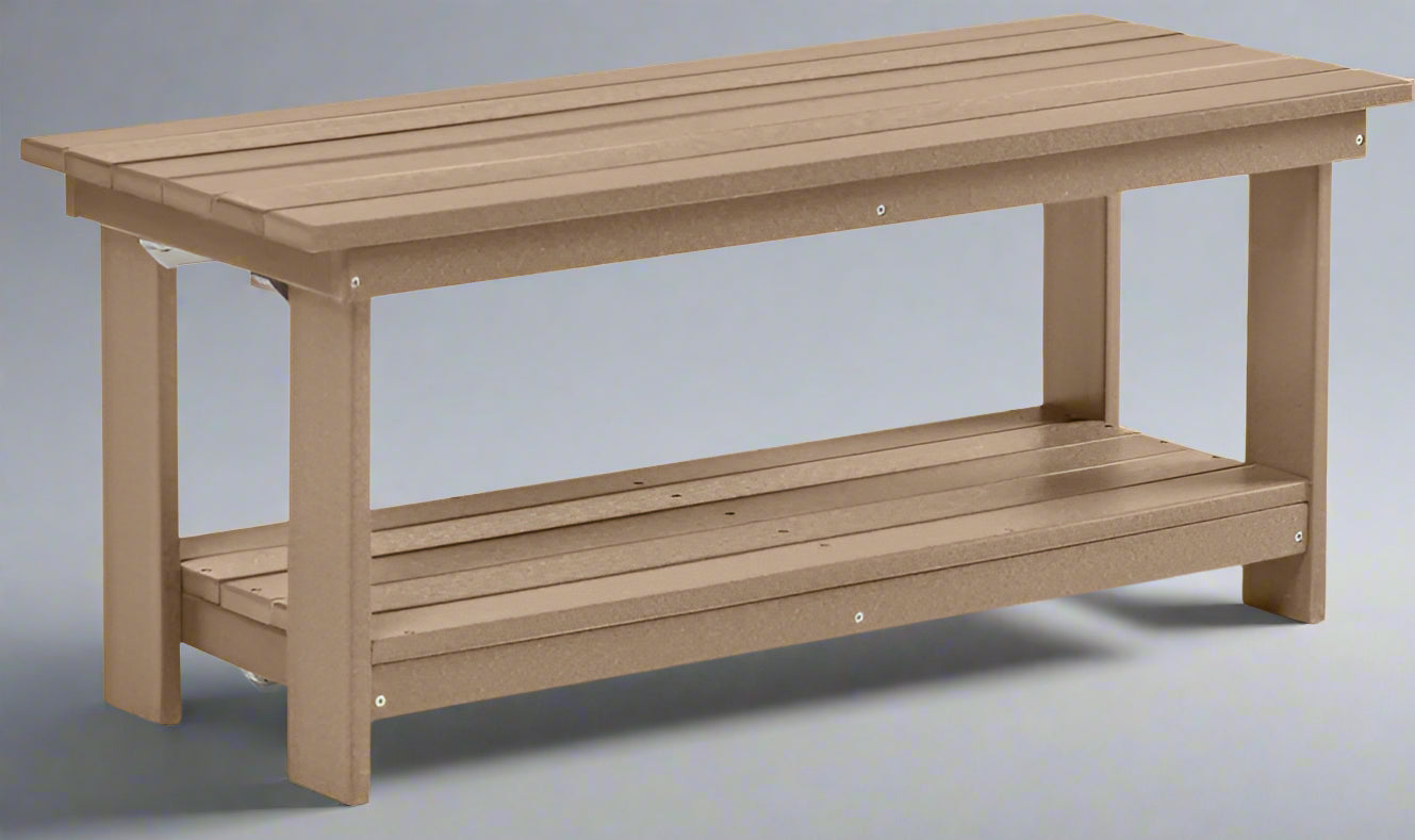 Levi Leisure Rectangle Coffee Table Amish Poly Rectangle Coffee Table Front Facing