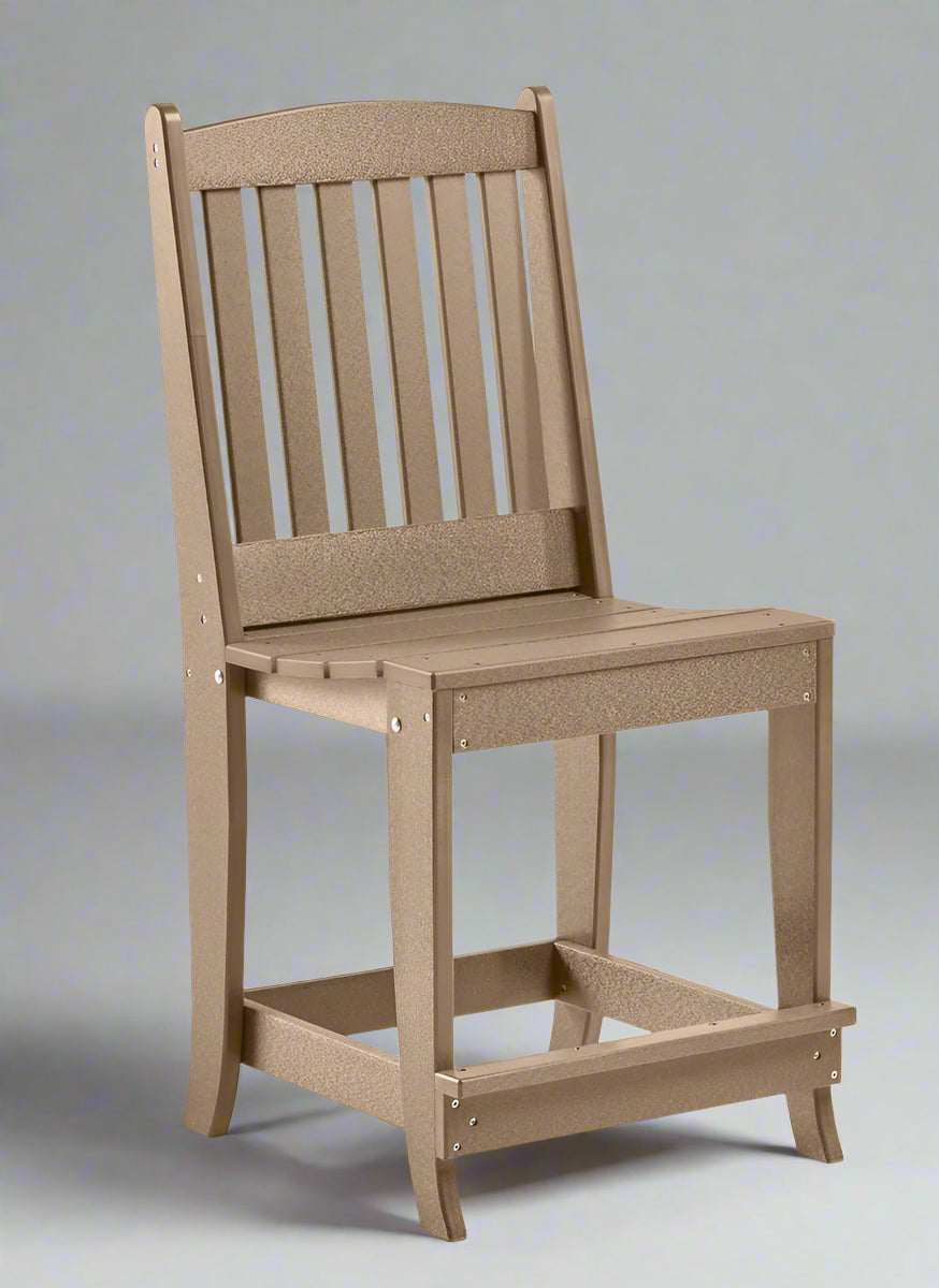 Levi Leisure Counter Mission Chair Amish Poly Mission Counter Chair Front Facing