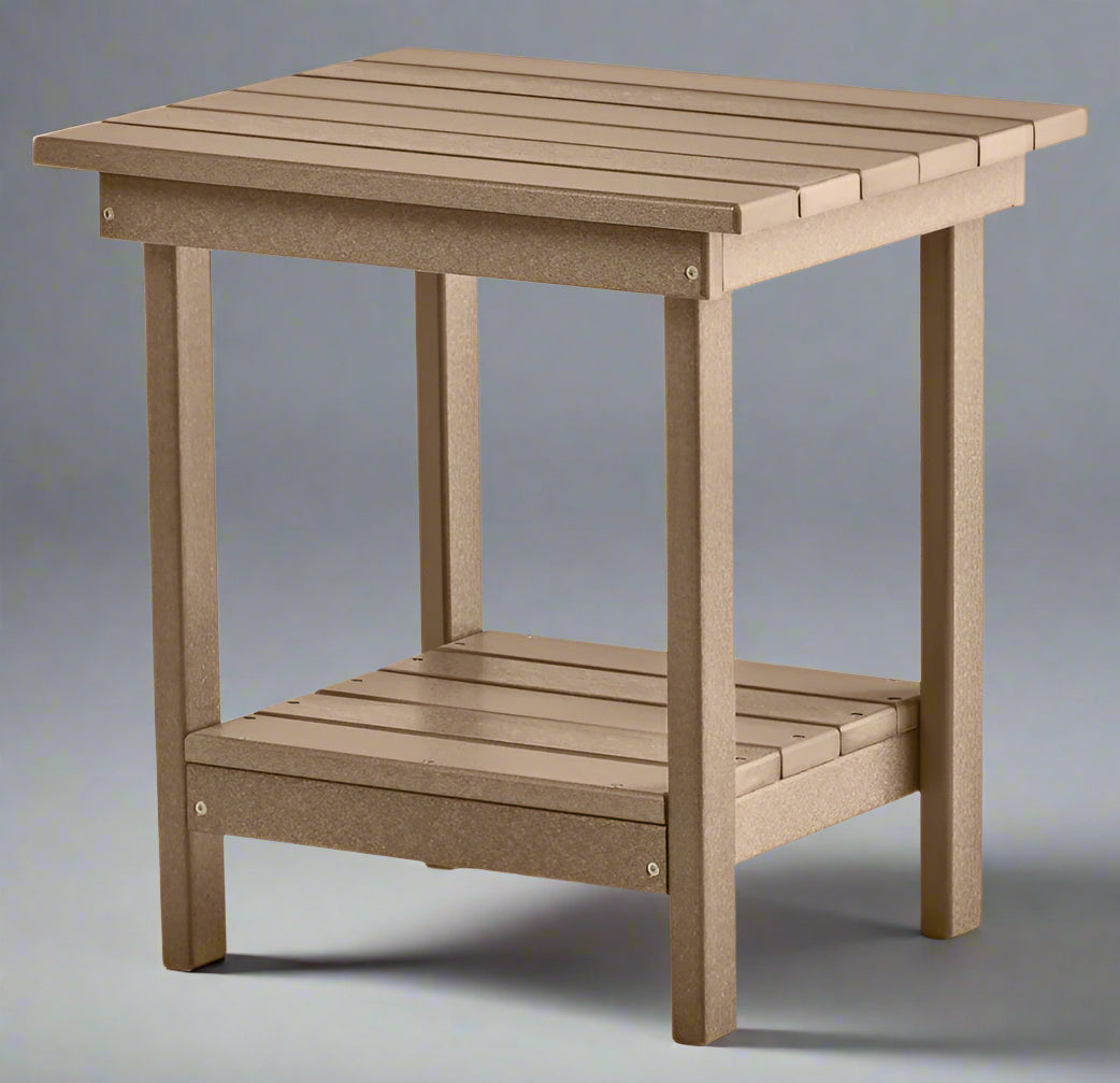 Levi Leisure End Table Amish Poly Rectangle End Table Front Facing