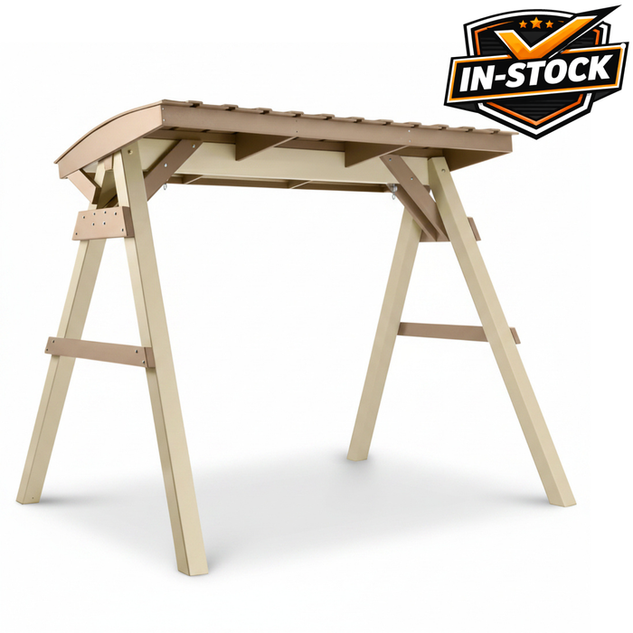 Amish Vineyard Swing A-Frame With Roof - In-Stock - Multiple Colors