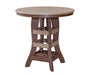 Amish WLP 36" Round Poly Dining Table - Walnut Lane Poly - Amish 36" Round Poly Table