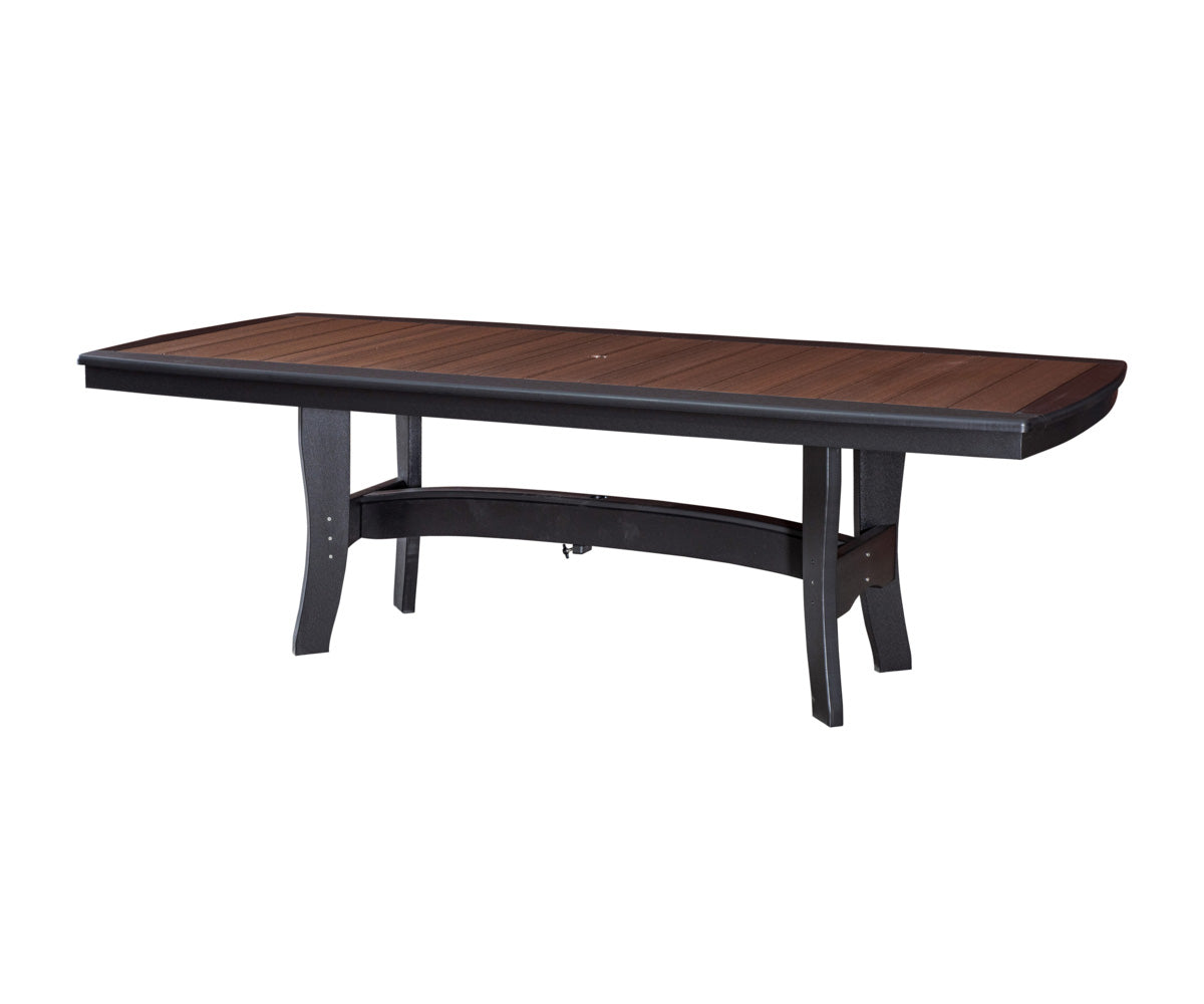Amish WLP 44" x 96" Poly Dining Table - Walnut Lane Poly - Amish Made Poly 44" x 96" dining Table