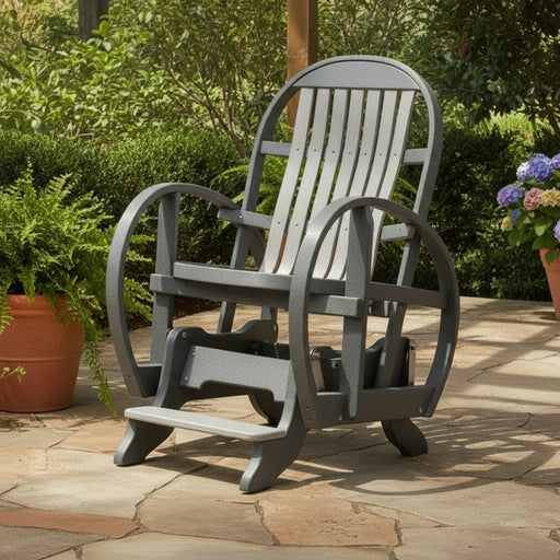 Amish Wagon Wheel Polybent Balcony Glider - E-Mar Poly - Original Polybent Glider