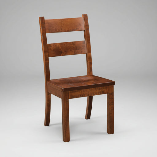 Amish Western Dining Chair - Rough Sawn - Side Chair