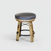 Amish Western Rustic Barrel Backless Barstool 