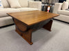 Amish Whiskey Barrel Coffee Table Quarter Sawn White Oak OCS 113 Michaels Stain
