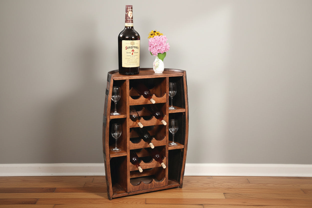 Amish_Whiskey_Barrel_Half_Barrel_Wine_Bottle_Holder