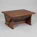 Whiskey Barrel Lift Top Coffee Table Amish Made Front Facing