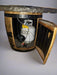 Whiskey Barrel Outdoor Firepit Propane or Natural Gas Amish Made Front Facing