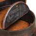 Whiskey Barrel Top Open Front Facing