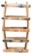 Whiskey Barrel Wall Rack Shelf Amish Made Front Facing