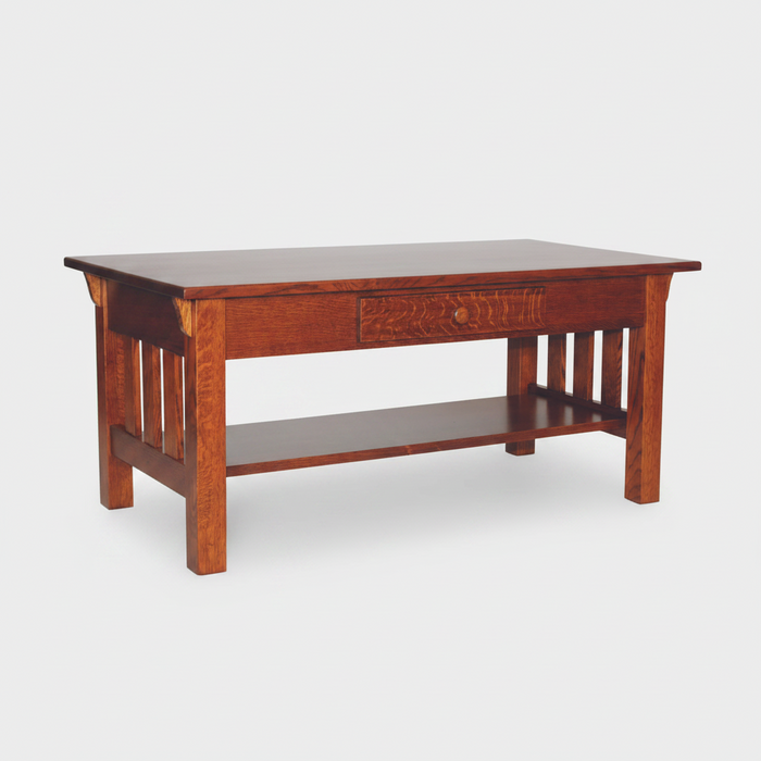 Wide Slat Mission Coffee Table Coffee Tables Mission