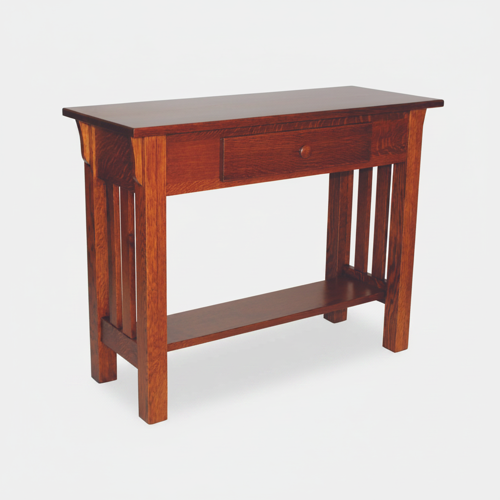 Wide Slat Mission Sofa Table Sofa Tables Mission