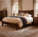 Amish Williamsburg Modern Bedroom Set - Solid Cherry OCS-122 Cocoa- J&M Woodworking - Amish Made Modern Bedroom Set