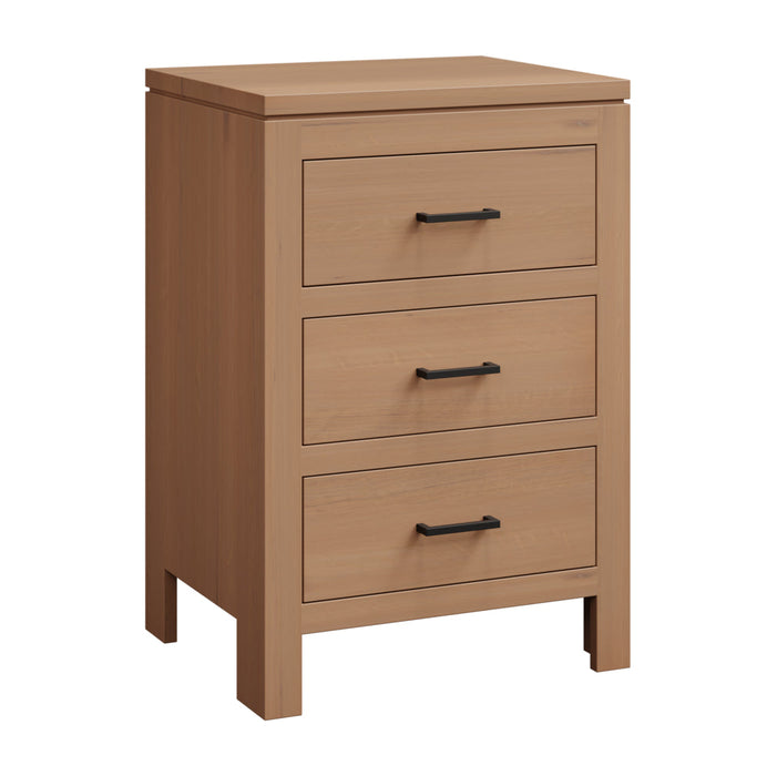Amish Williamsburg Nightstand - Solid Cherry AMS-45055 HFG White - J&M Woodworking - Amish Made Modern Bedroom Set