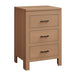 Amish Williamsburg Nightstand - Solid Cherry AMS-45055 HFG White - J&M Woodworking - Amish Made Modern Bedroom Set