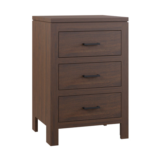 Amish Williamsburg Nightstand - Solid Cherry OCS-122 Cocoa Stain - J&M Woodworking - Amish Made Modern Bedroom Set
