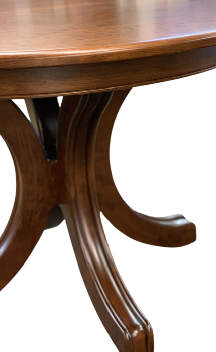 Amish Williamson Single Pedestal Table Single Pedestal Tables Formal Traditional