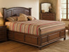 Amish Willow Platform Bed With 3 Drawer Storage Unit Amish Bed with Drawer Units