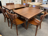 Amish Windsor Dining Table - Seymour Dining Chairs - All Solid Cherry - Wengerd Wood 