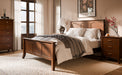 Amish Winslow Bedroom Set Sap Cherry  Contemporary