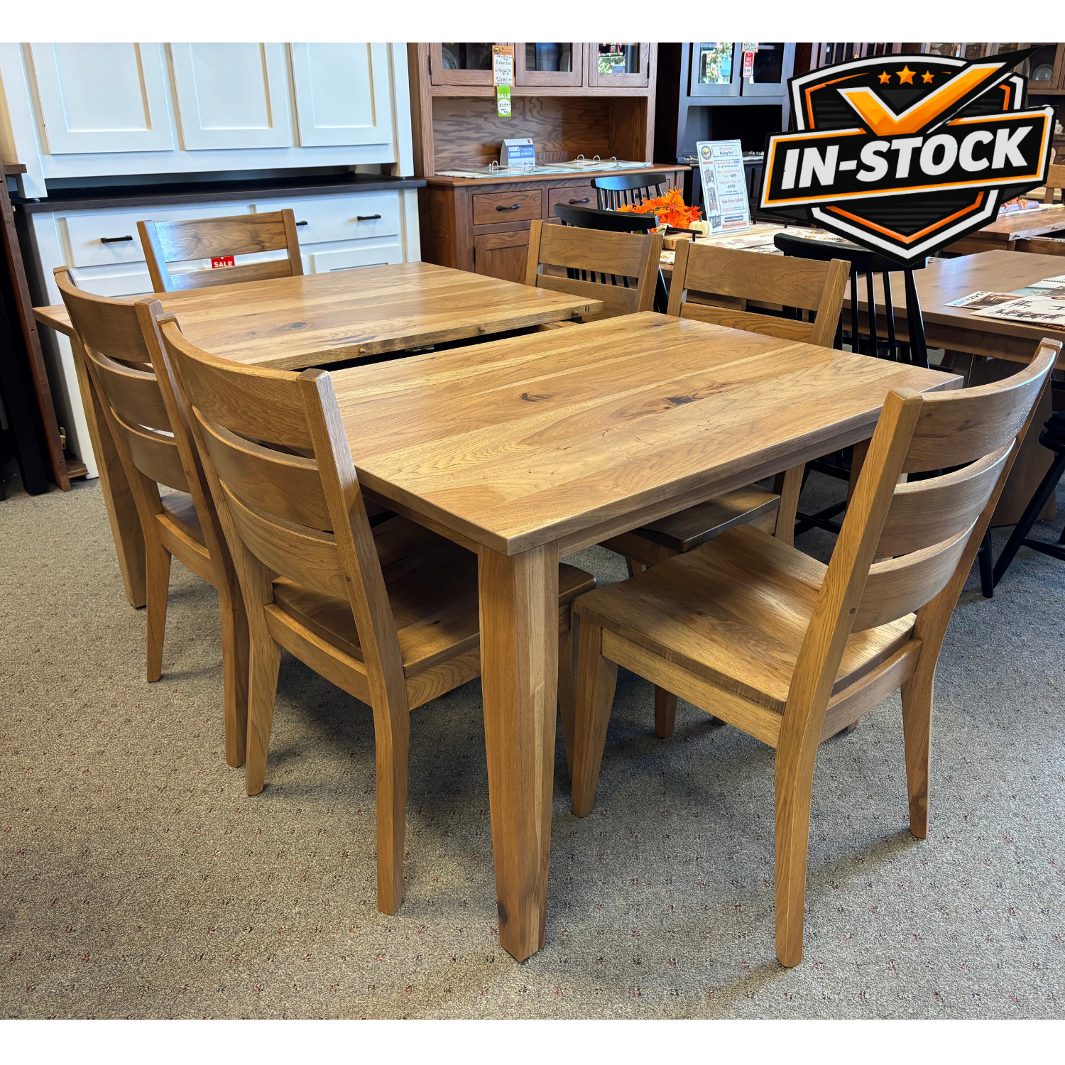 Amish Winston Shaker Leg Dining Set - In-Stock