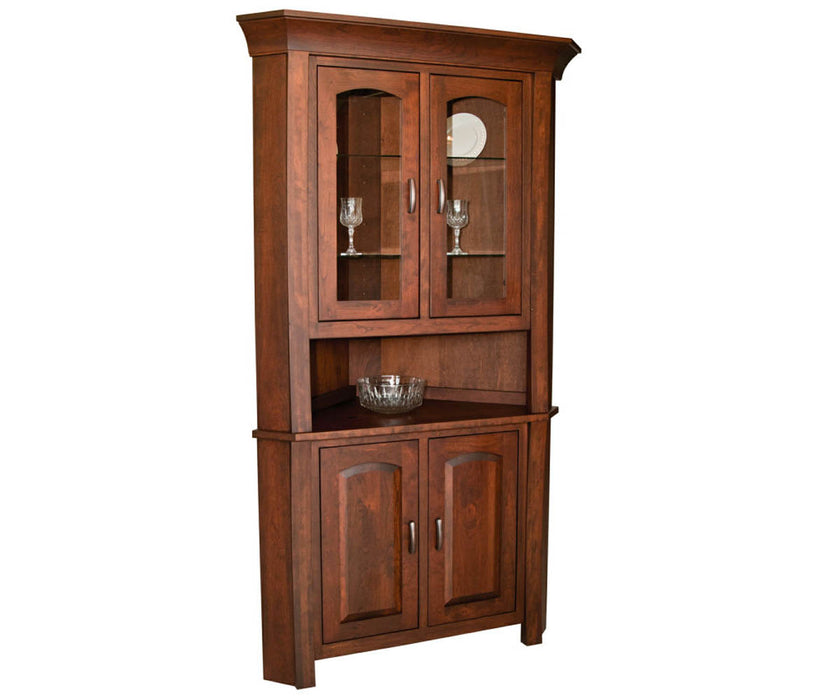 Amish Woodbury Corner Hutch