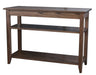 Amish Woodland Sofa Table - Amish 42" Wide x 16" Deep Sofa Table - Solid Oak Amish Sofa Table