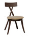 Amish Wren Side Chair - Leather Seat - Amish Leather Seat Dining Chair - Side Chair - Y&M Chair