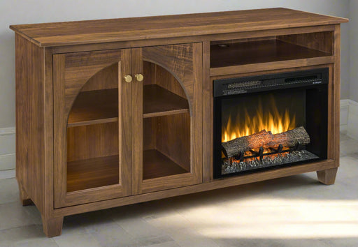 Amish Wynnedale Fireplace Mantel
3/4" Thick Top
Shelf Size: 28.5"W x 17"D x 11"H
Door Opening: 28.5"W x 26"H
Solid Wood Construction
Soft Close Door Hinges
Thermostat Controlled