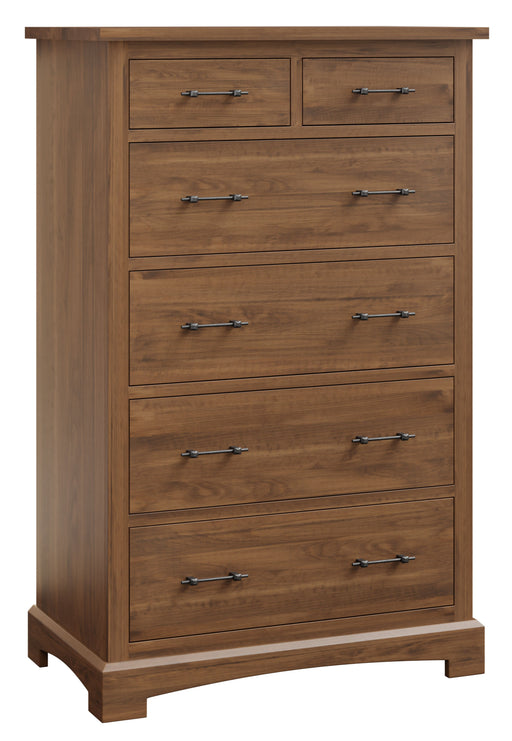 Yorkshire Chest of Drawer Brown Maple Front Facing